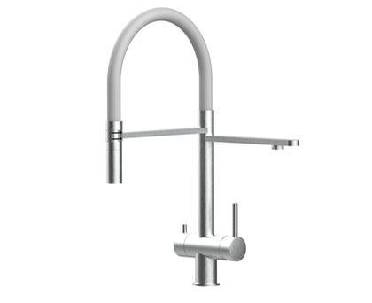watercat Brause 3 inox/grau Küchenarmatur gebürstet - 3B_1